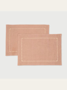 Mirage Rose Linen Table Mats Set of 2