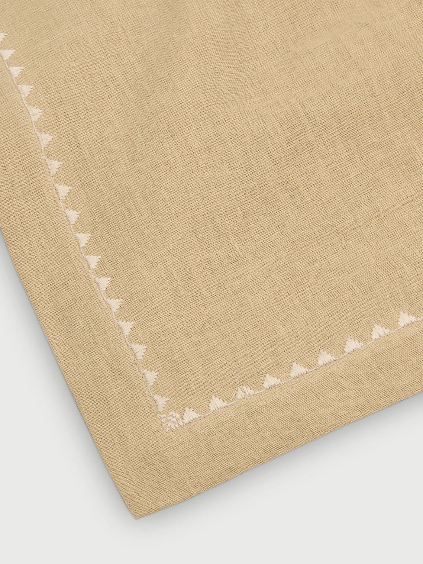 Mirage Sand Linen Table Runner