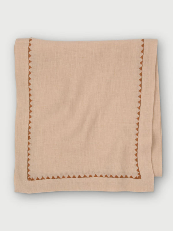 Mirage Soft Pink  Linen Table Runner