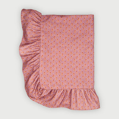 Viola Ruffle Lavender Cotton Table Cover