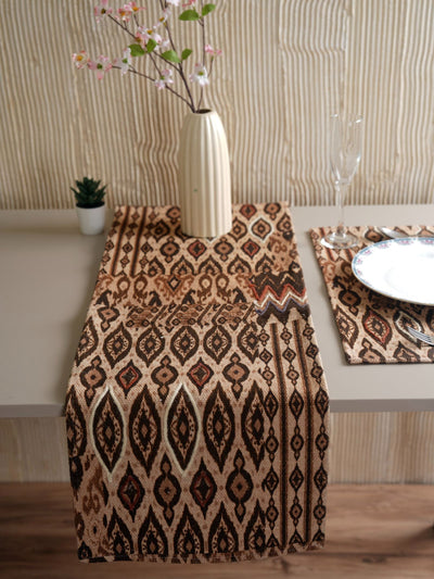 Handllom Table Runner - Mocha Harmony
