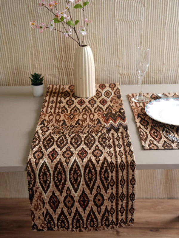 Handllom Table Runner - Mocha Harmony
