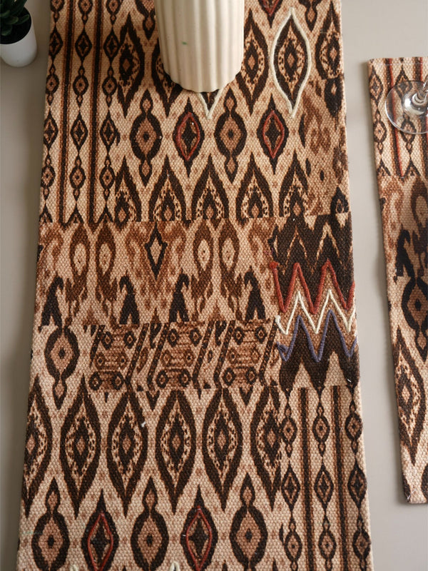 Handllom Table Runner - Mocha Harmony