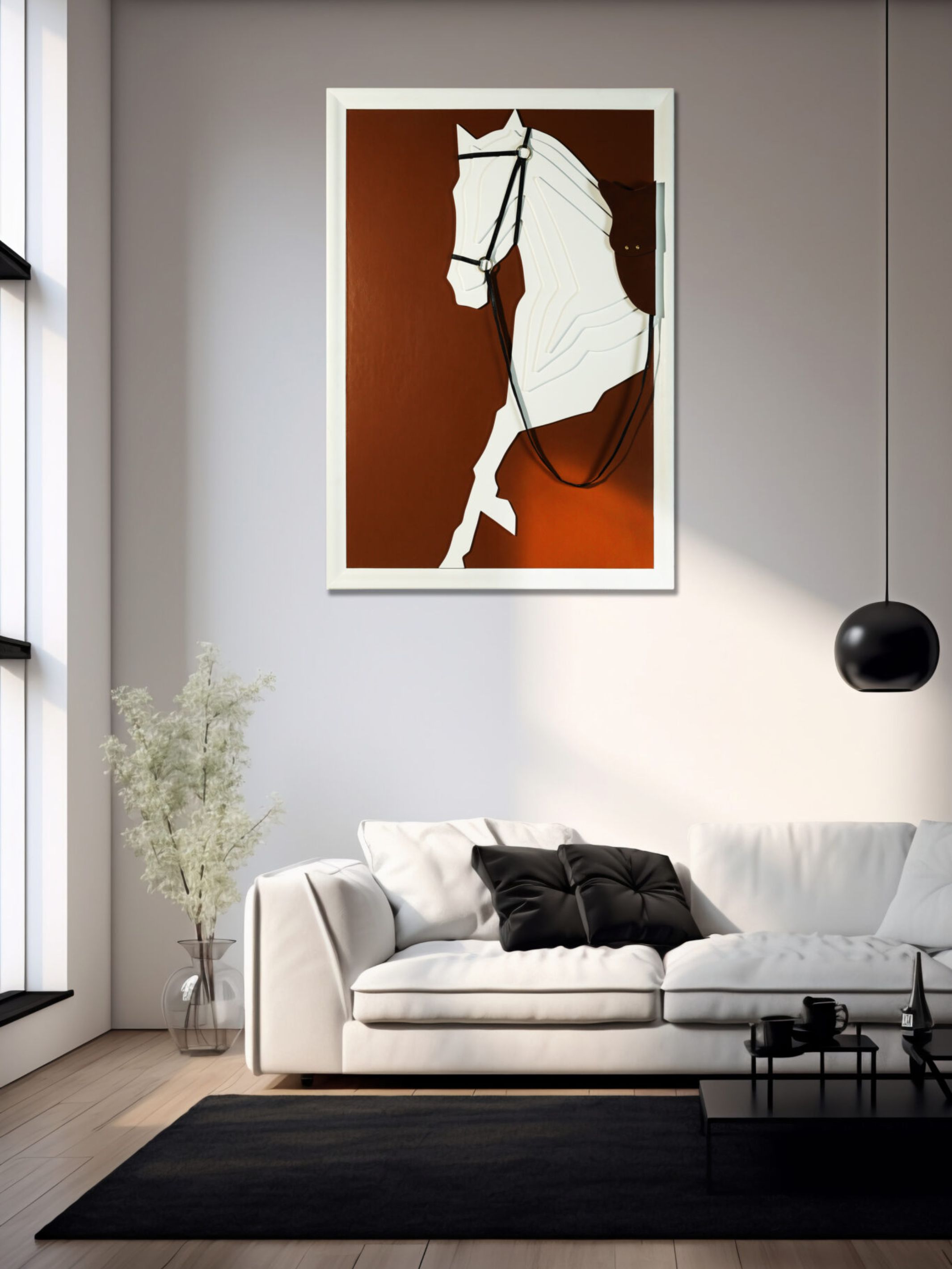 3D Horse Wall Art