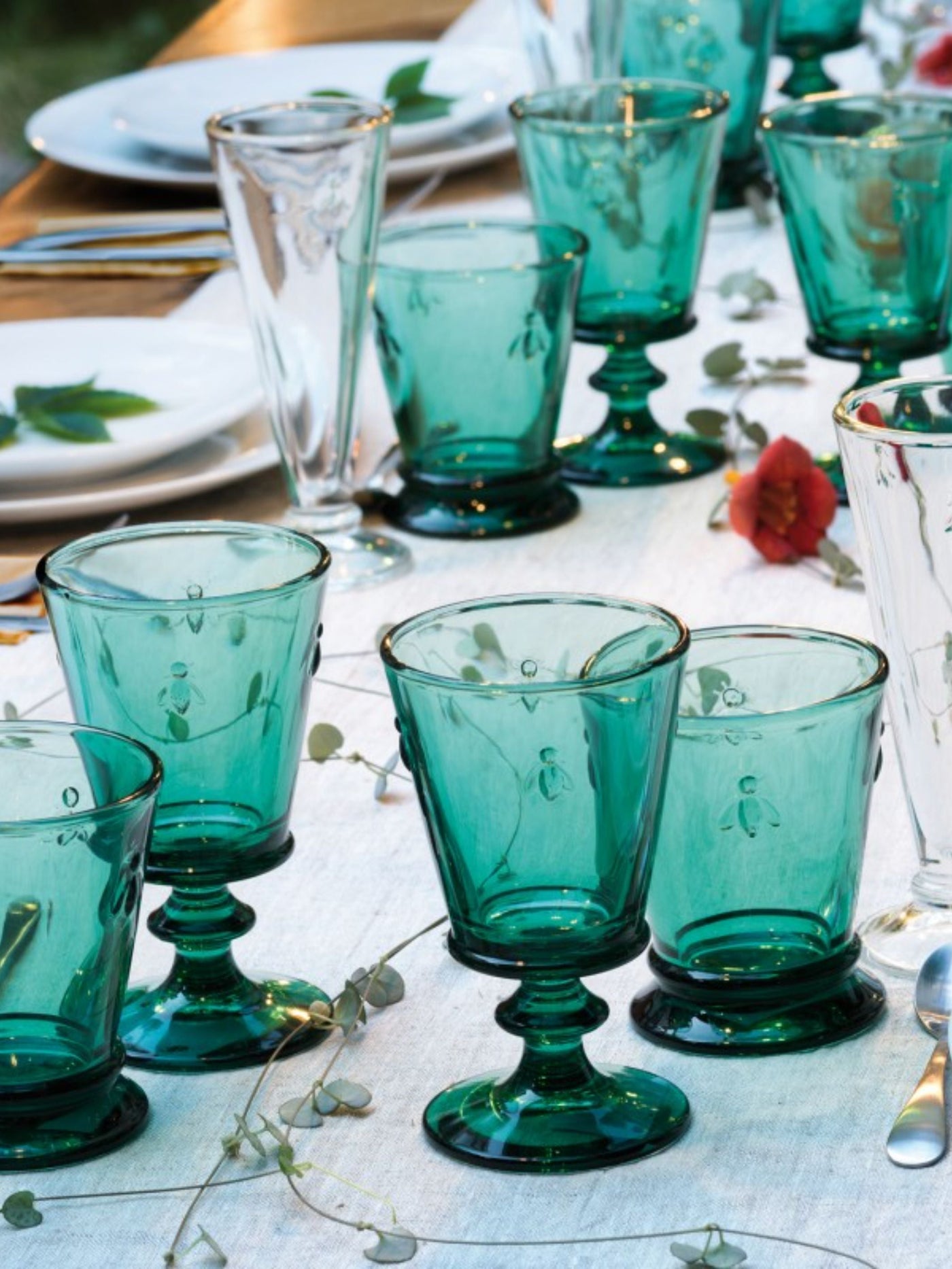 Wine Glasses Abeille Emeraude (Set of 6)