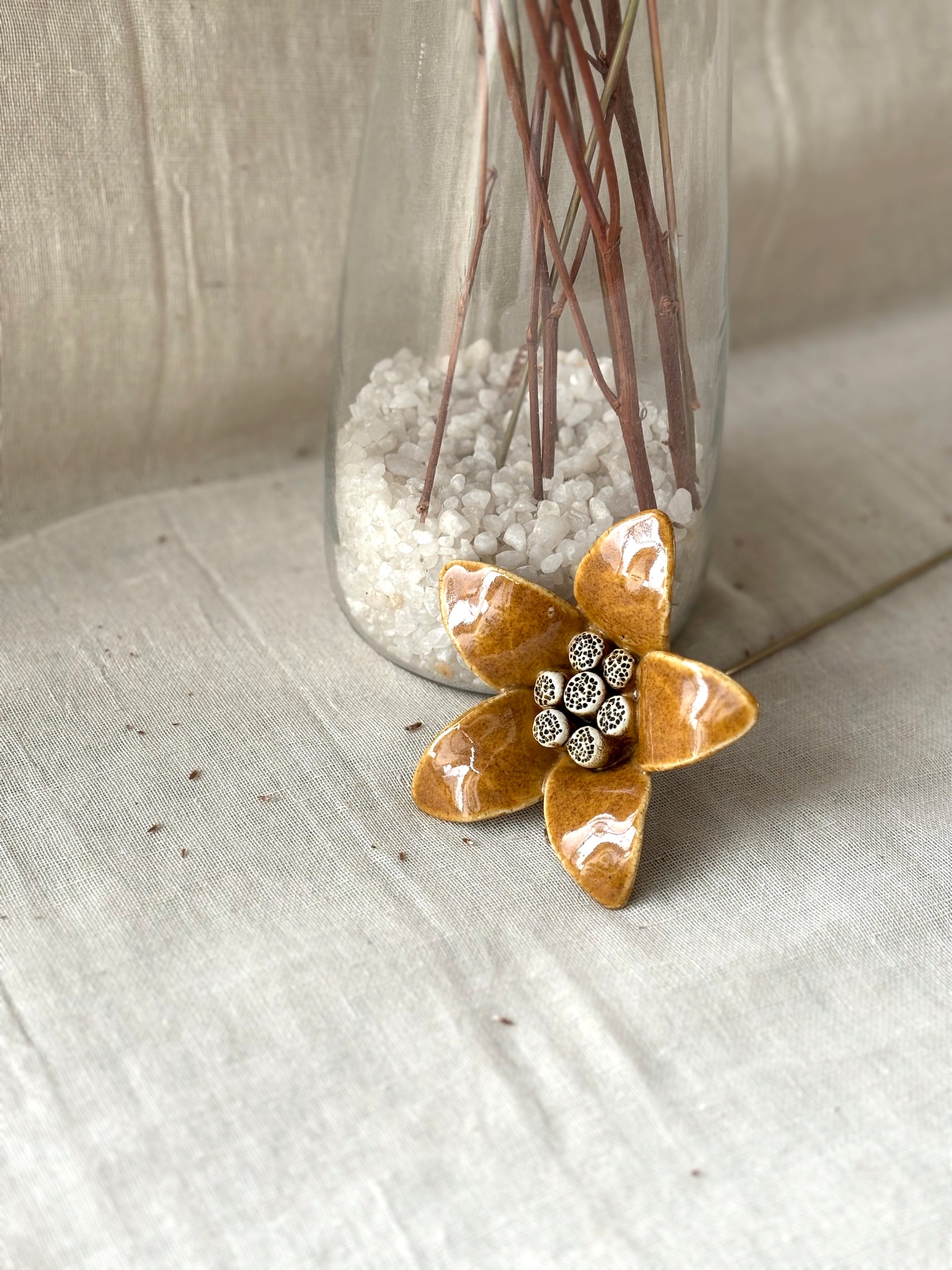 Moon Magnolia Mustard - Single Flower Stem
