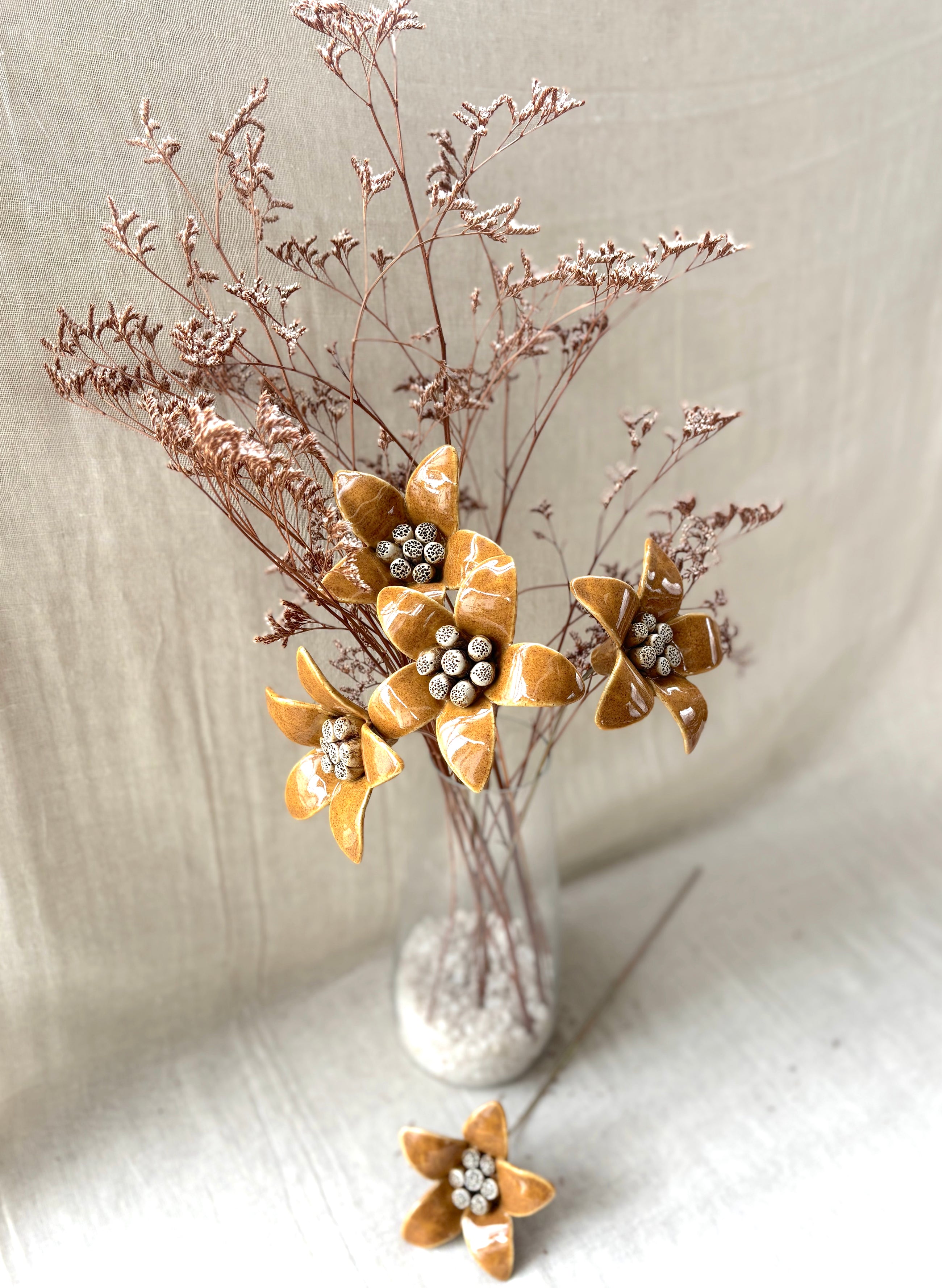 Moon Magnolia Mustard - Single Flower Stem
