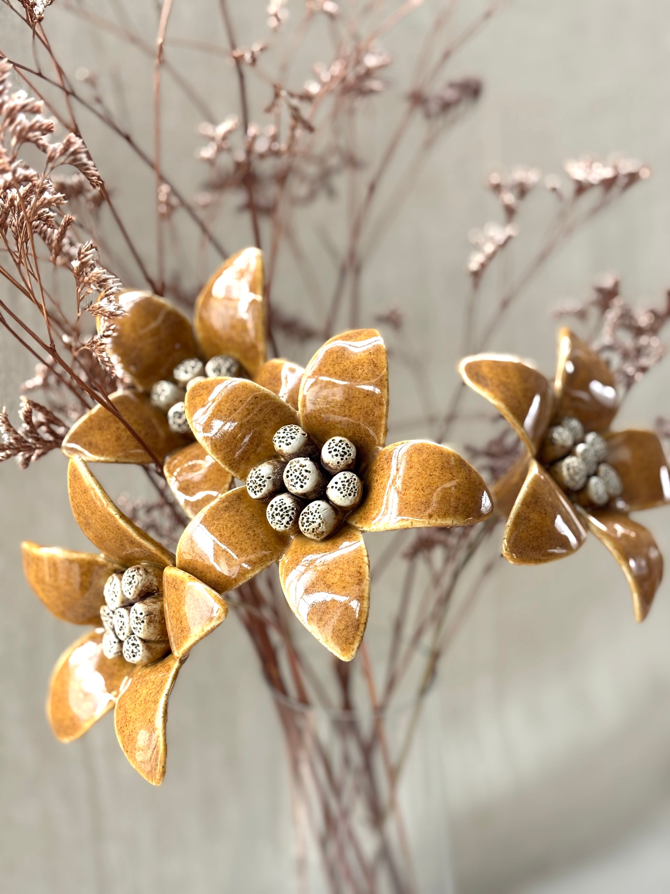 Moon Magnolia Mustard - Single Flower Stem - Product Image 