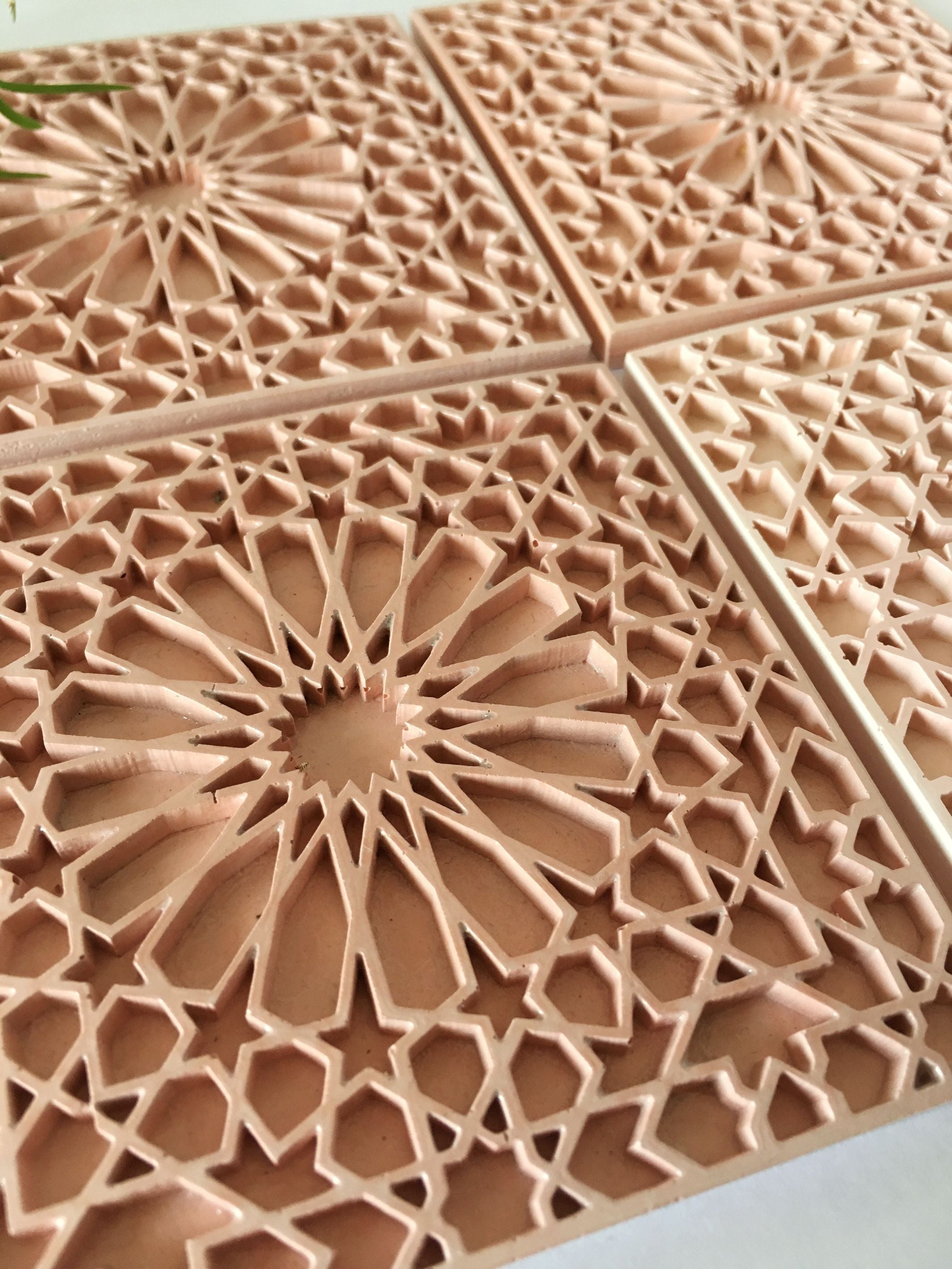 Moroccan Concrete Coasters