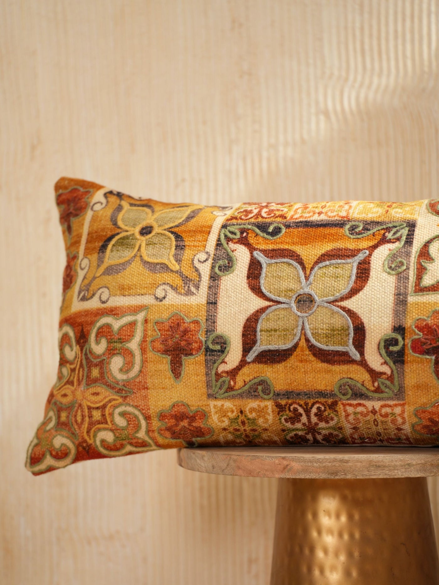 Mosaic Tile Pattern Pillow Cover