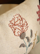 Floral Play Embroidered Pillow Cover