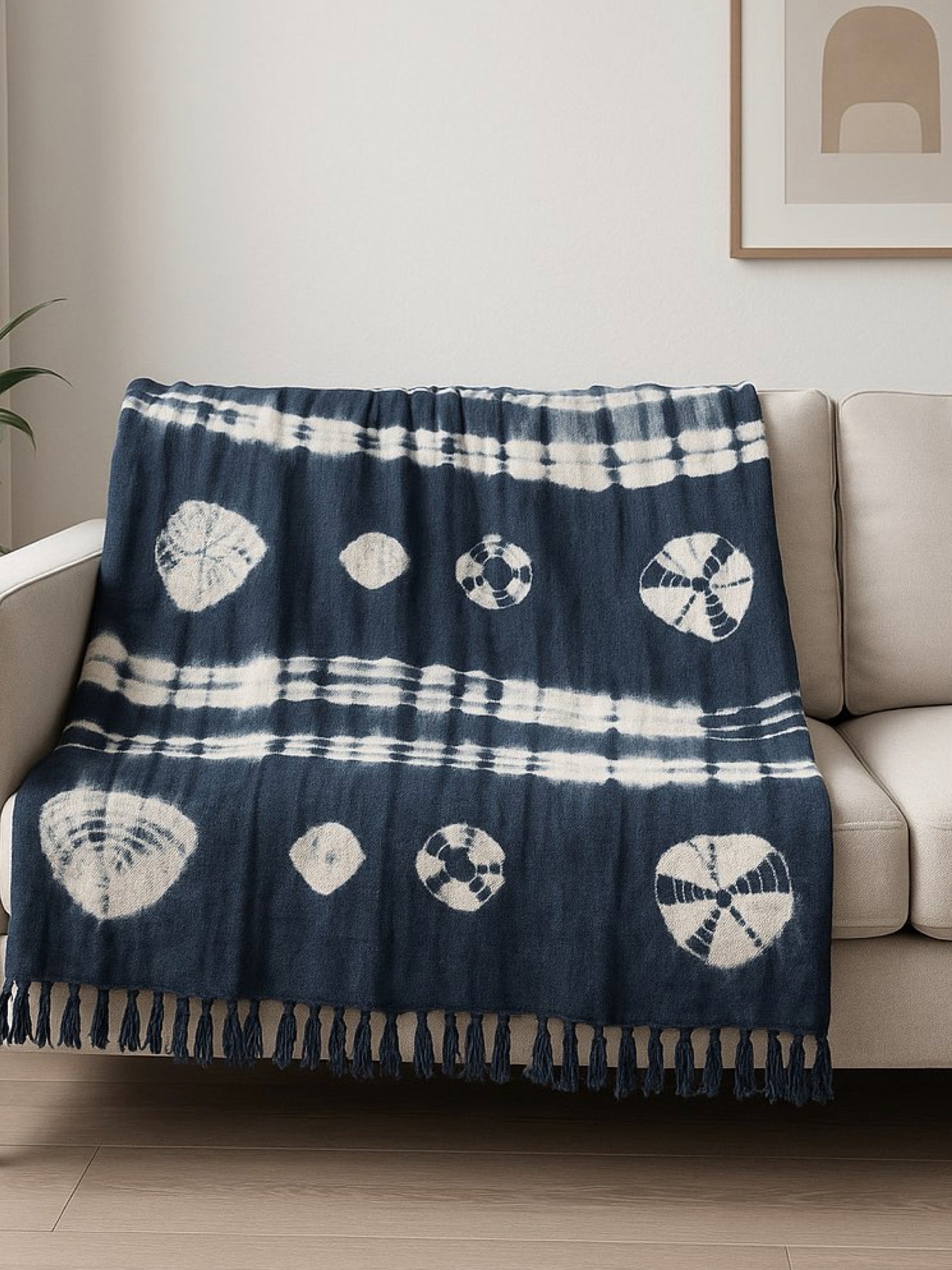 Stripes Tie Dye Throw