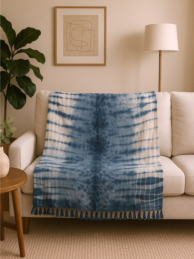 Oceanic Whimsy Tie dye Throw