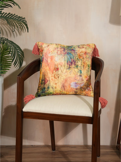 Blossom Whispers Velvet Cushion Cover