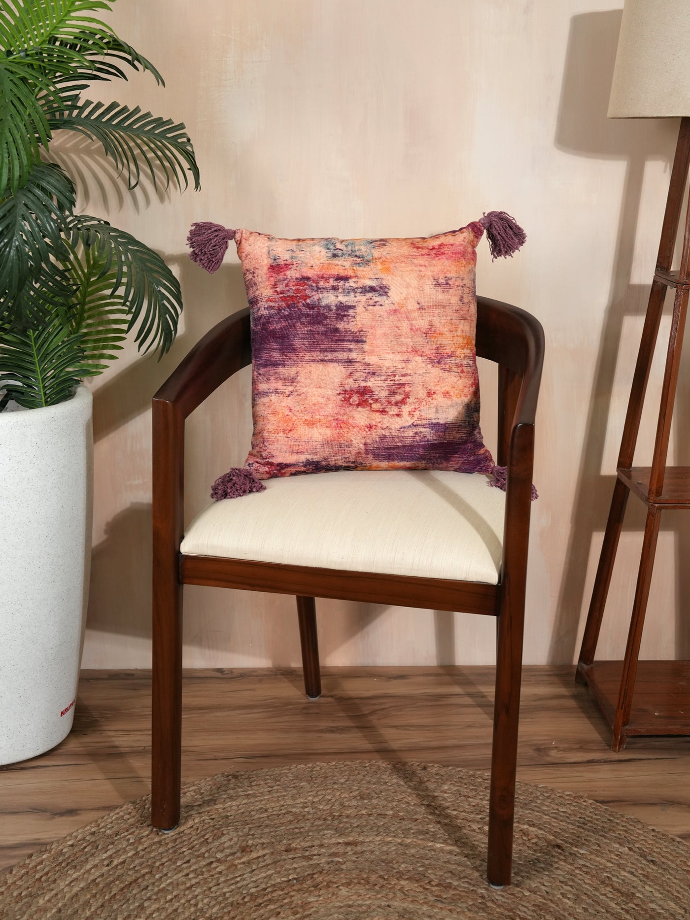 Enchanted Garden Velvet Cushion Cover