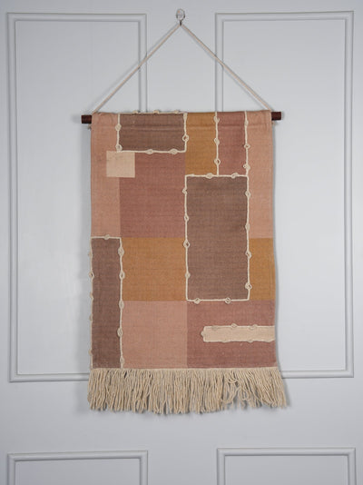 Earthy Grids Wall Hanging
