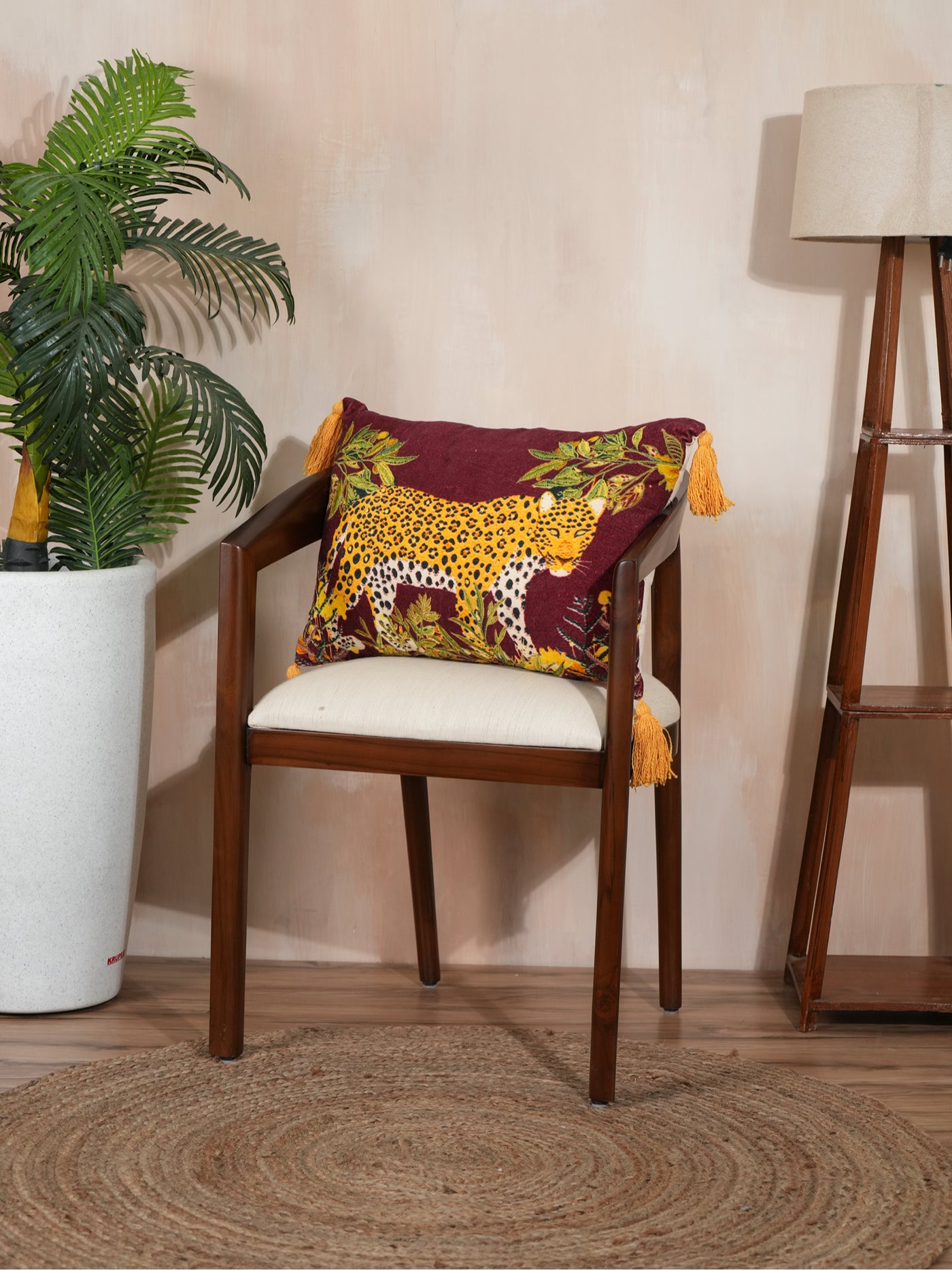 Tiger Velvet Pillow Cover