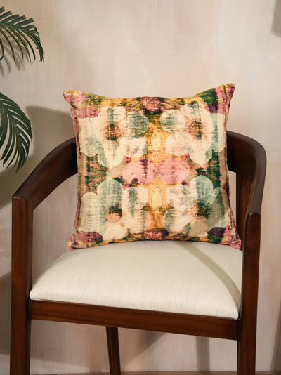 Botanical Bliss Velvet Cushion Cover