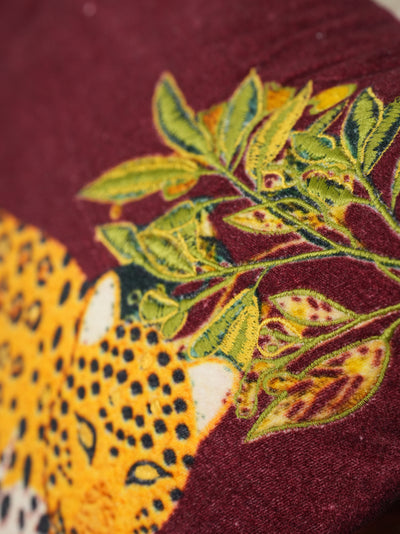 Tiger Velvet Pillow Cover