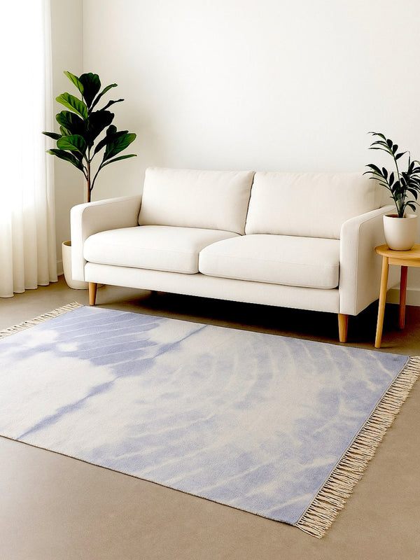 Indigo Breeze Handwoven Rug