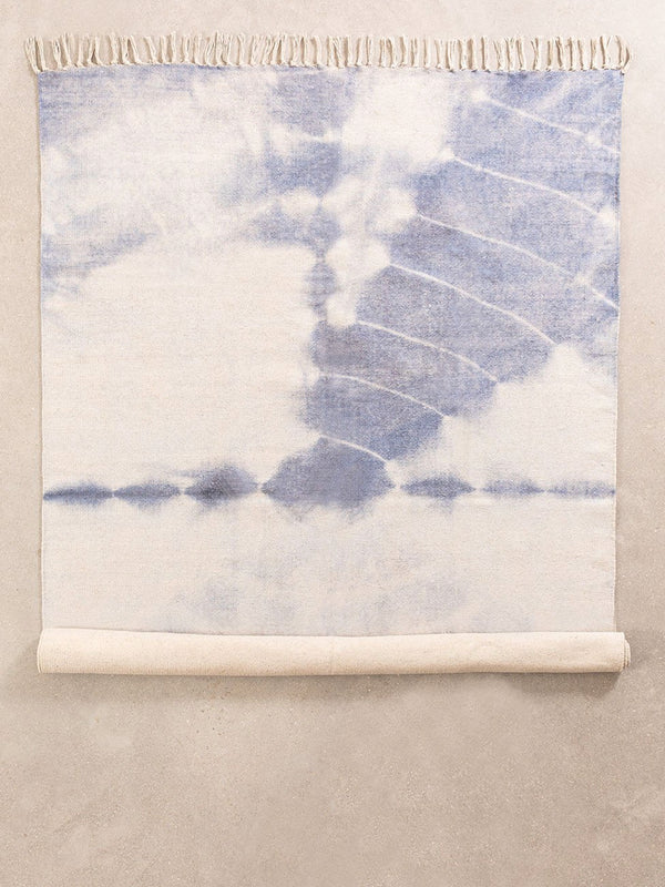Indigo Breeze Handwoven Rug