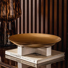Brass Tray With Marble Stand