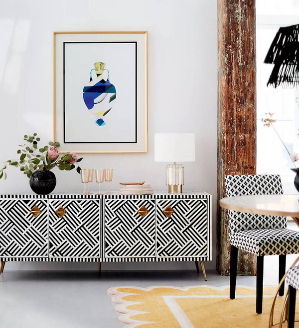 Chest of Drawer-Chevron