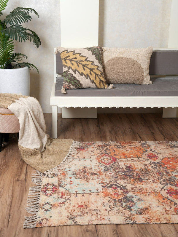 Chenille Printed Rug - Maze