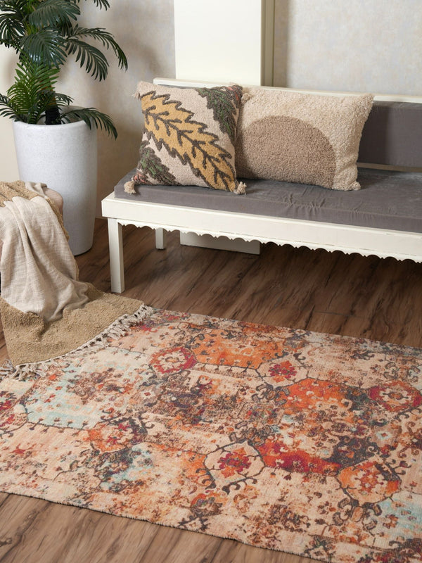 Chenille Printed Rug - Maze