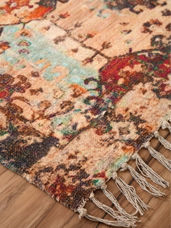 Chenille Printed Rug - Maze