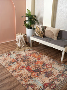 Chenille Printed Rug - Maze