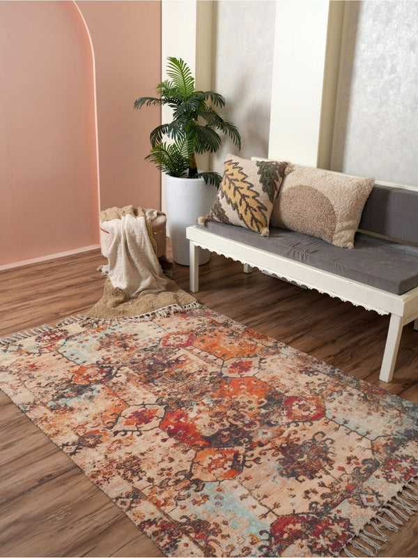 Chenille Printed Rug - Maze