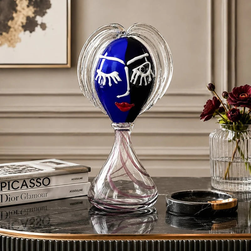 Murano Glass La Donna Blu