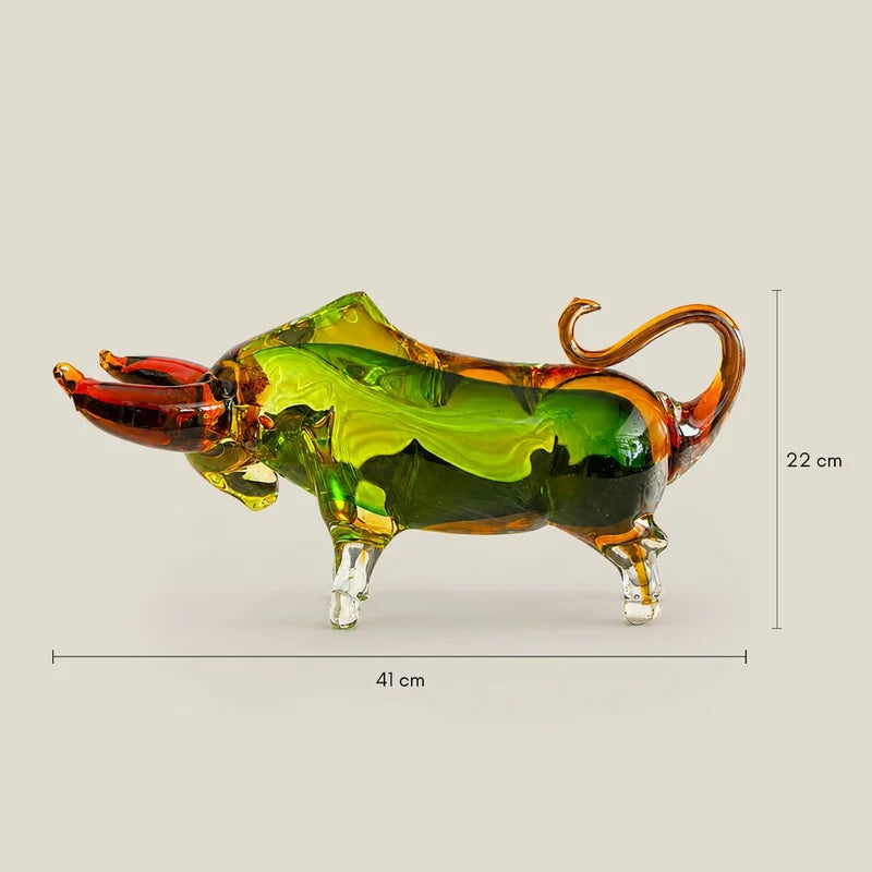 Murano Glass The Prosperity Bull