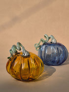 Murano-Style Glass Pumpkin Collectible