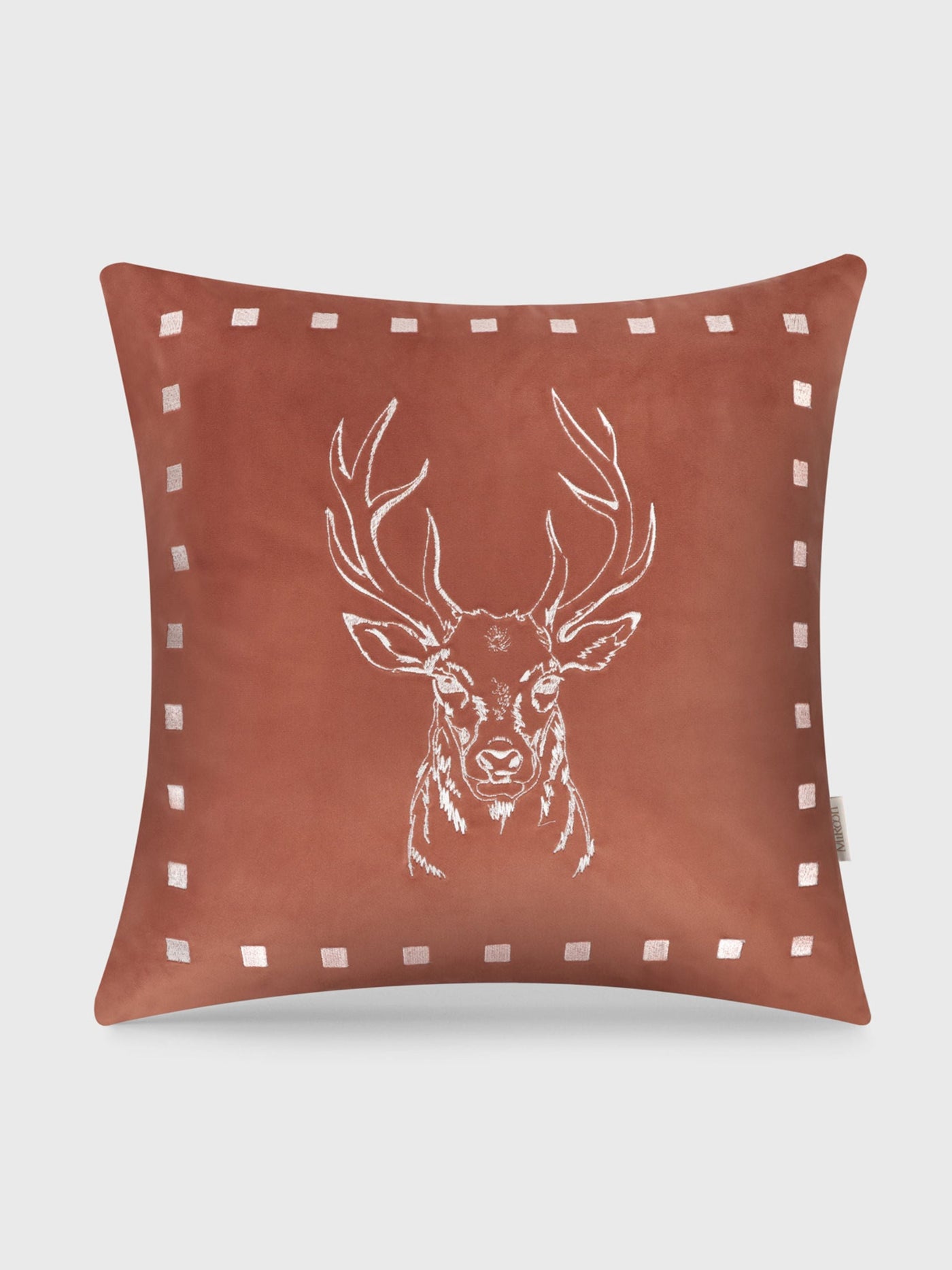 Mushk Copper Velvet Cushion