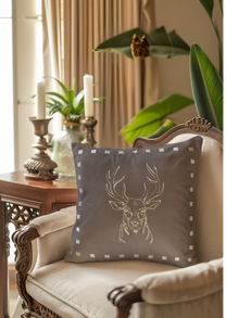 Mushk MochaVelvet Cushion