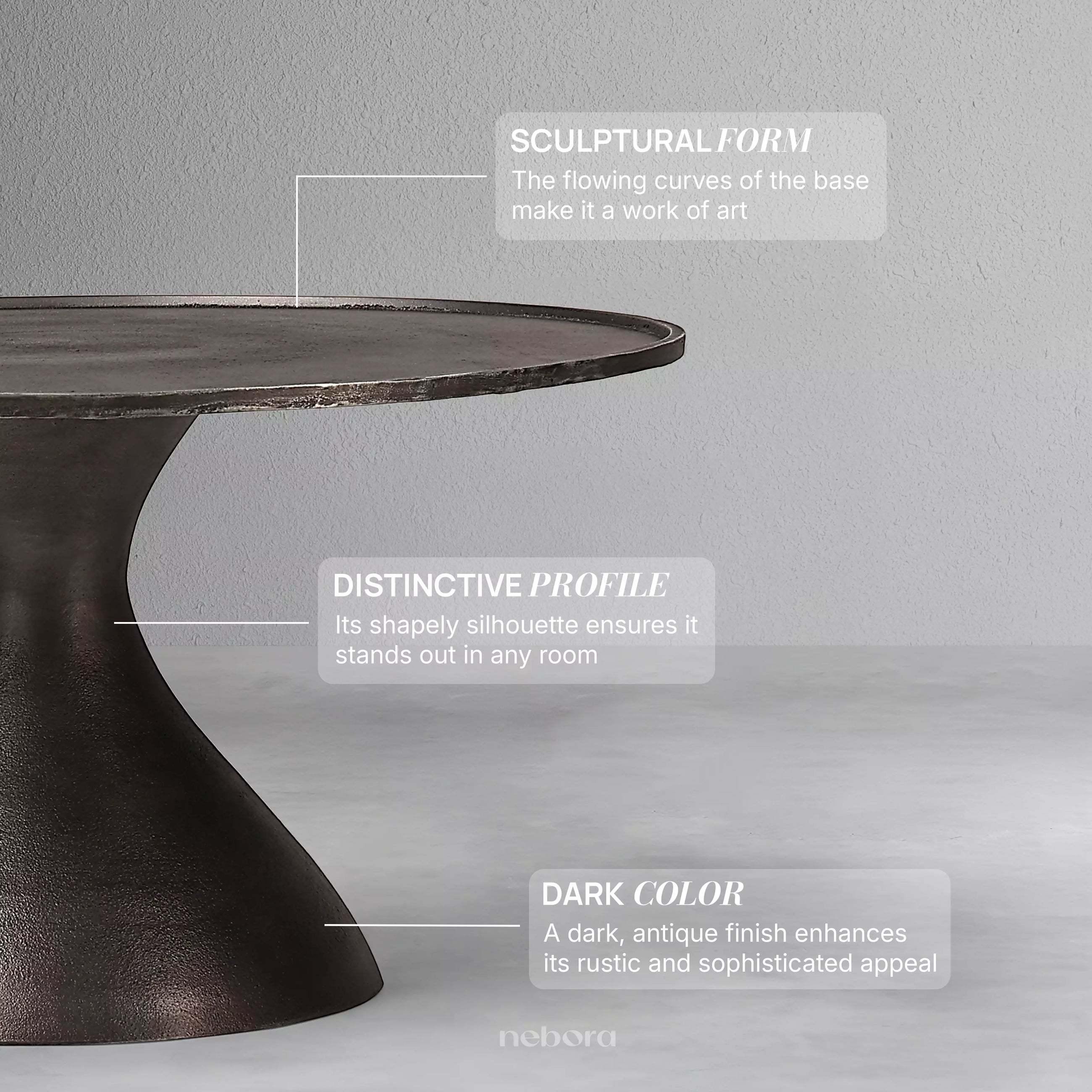 Aileron Sculptural Table