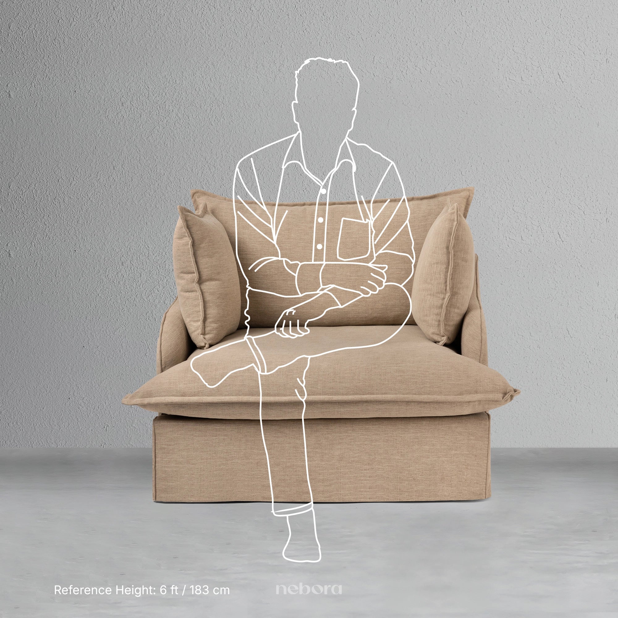 Eira Single Seater Super Sofa