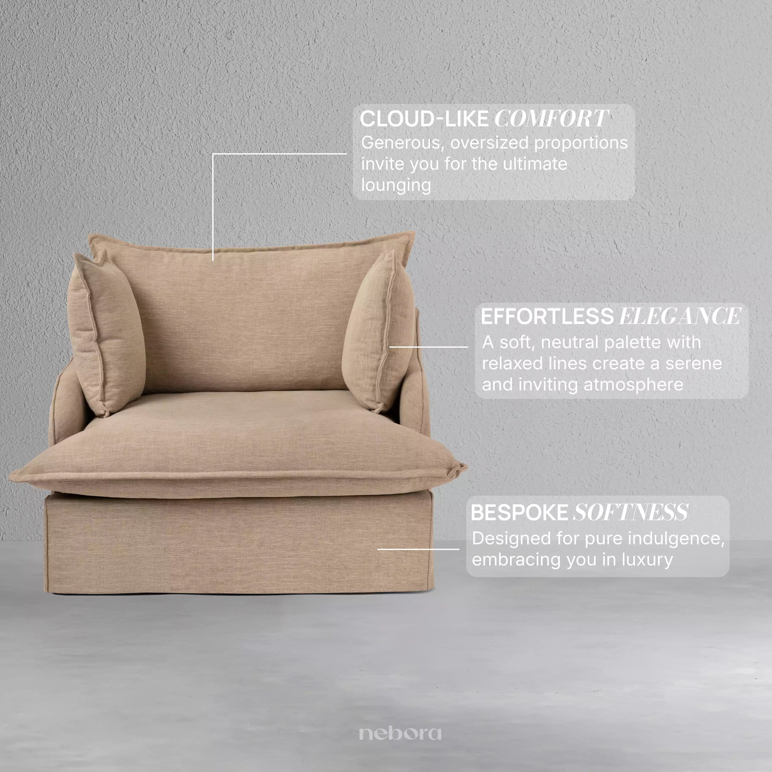Eira Single Seater Super Sofa