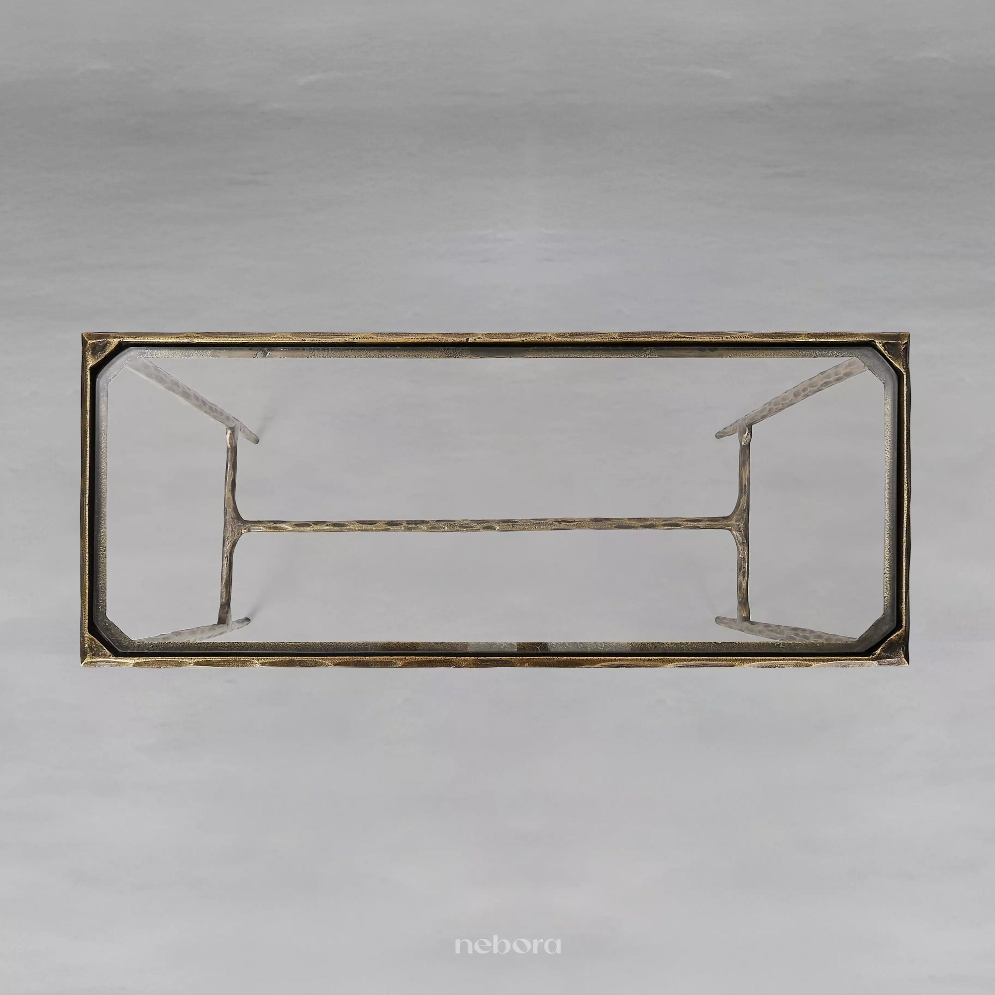 Lunar Hammered Console Table