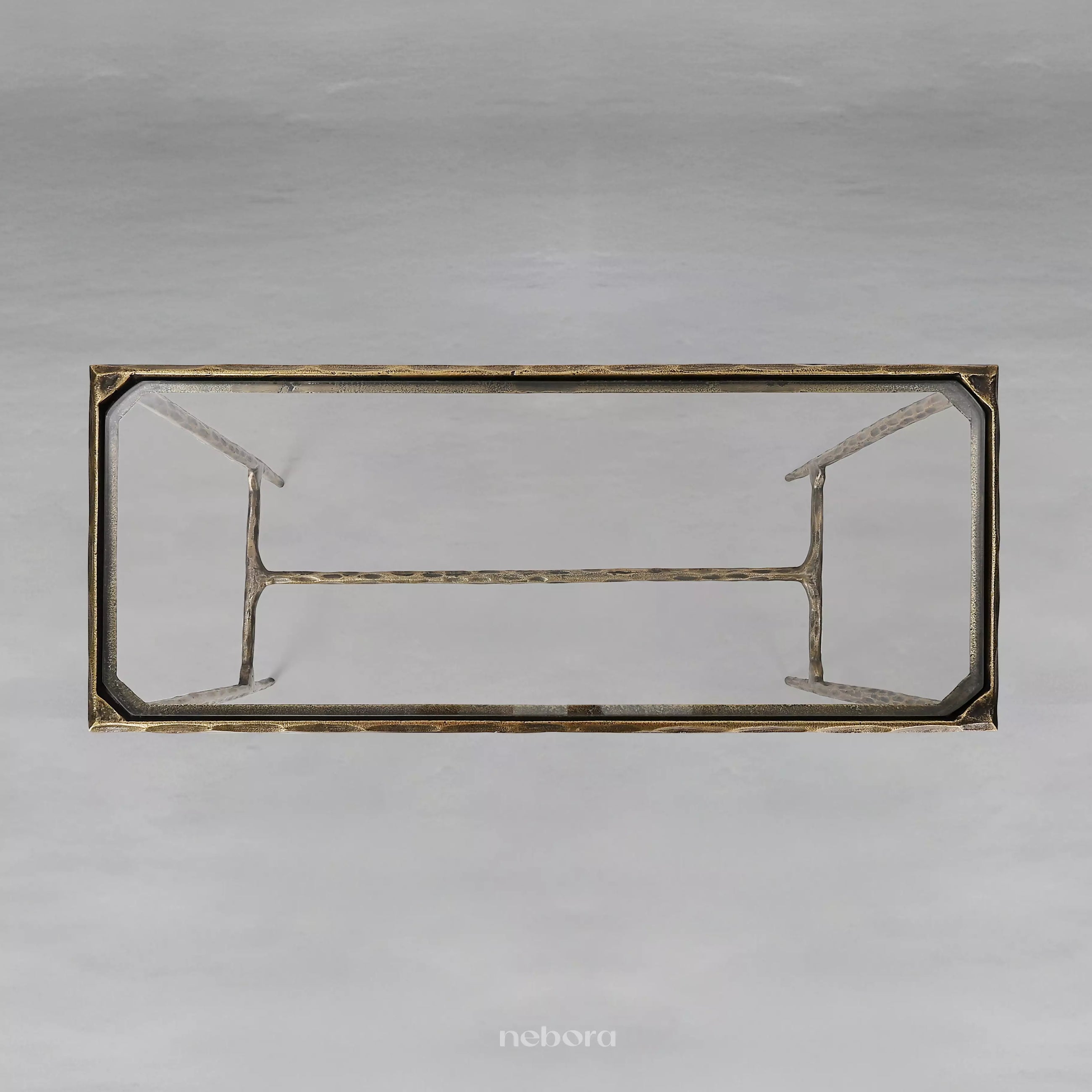 Lunar Hammered Console Table