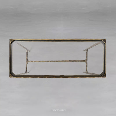 Lunar Hammered Console Table
