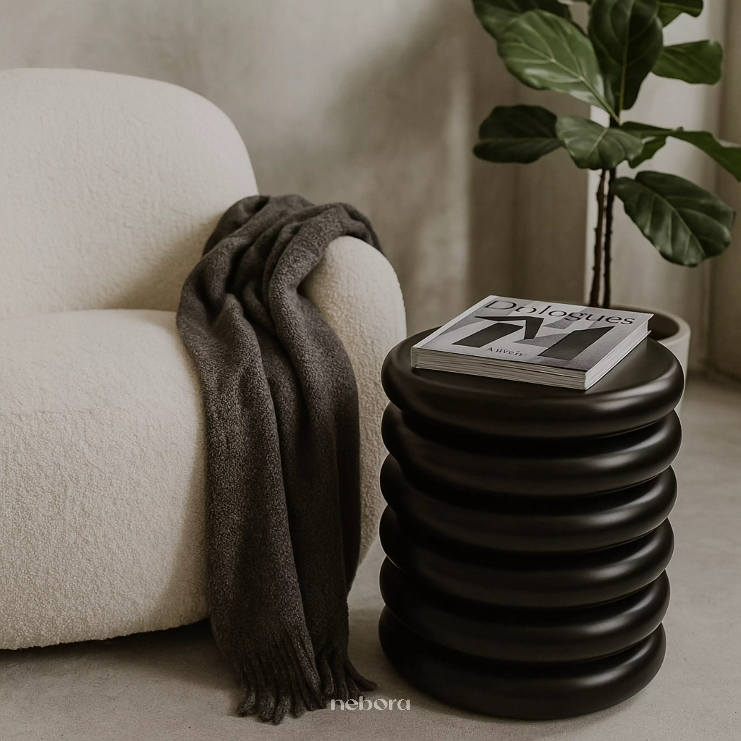 Pebble Stack Side Table - Product Image 