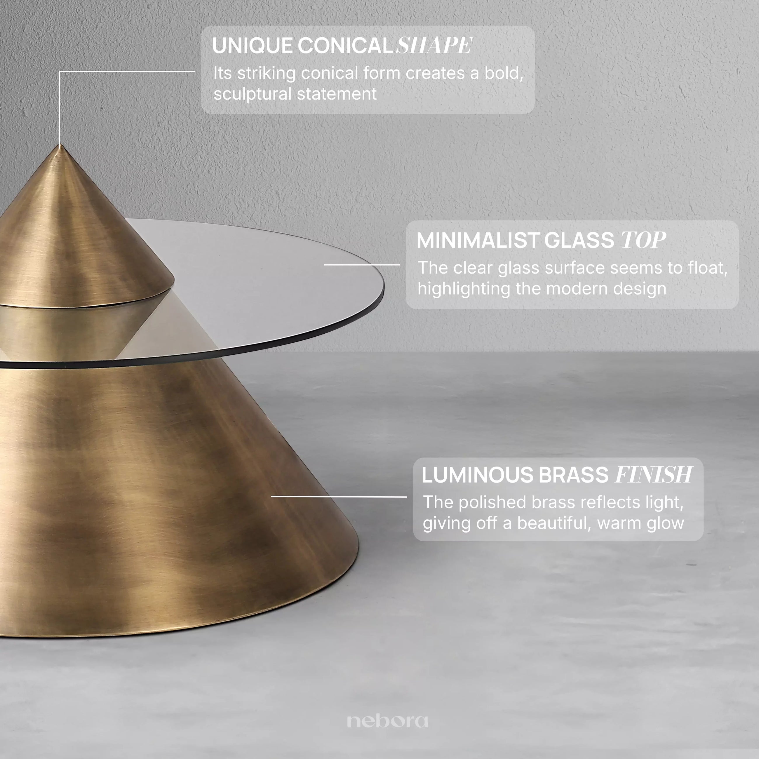 Solis Conical Coffee Table