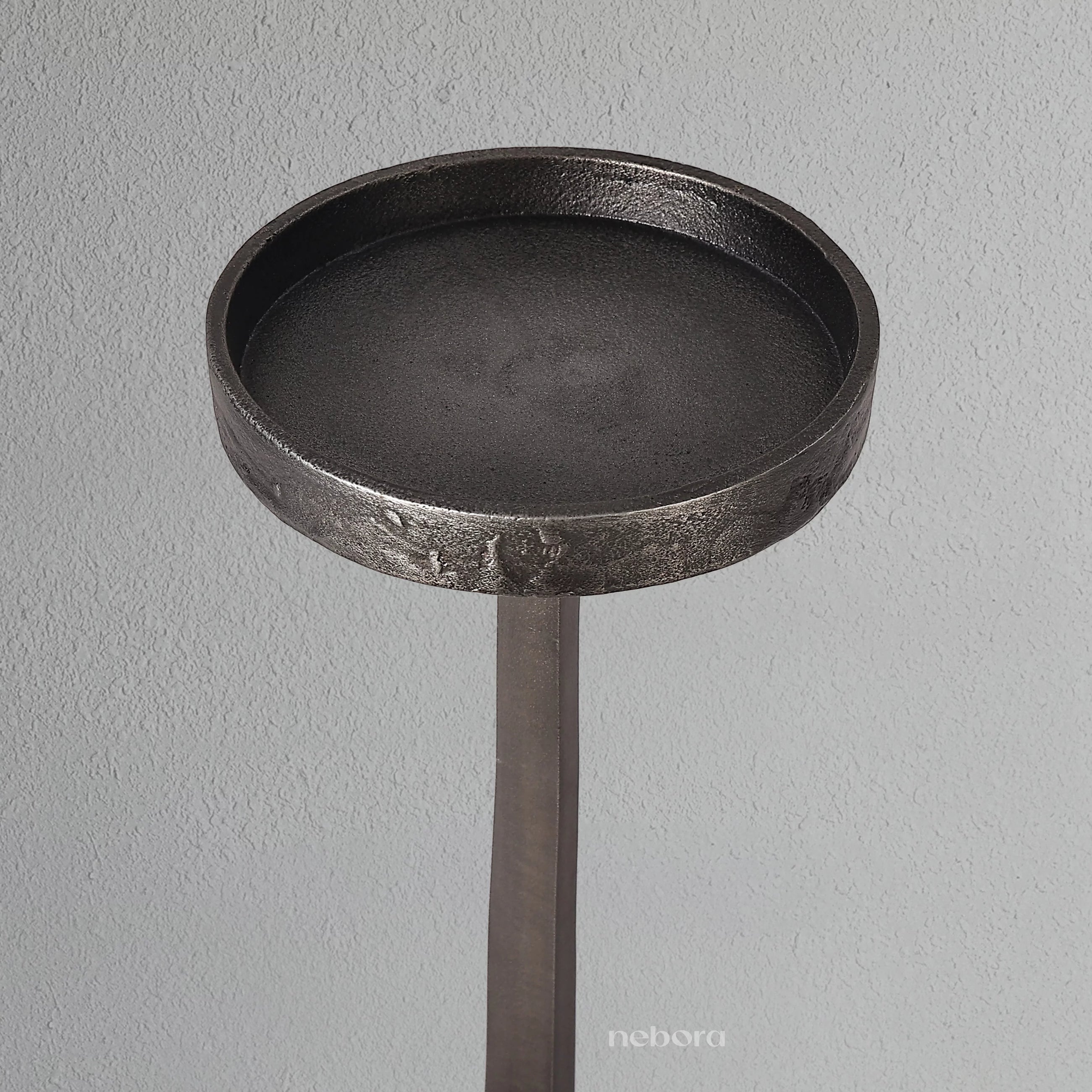 Obsidian Spire Candle Holder Small