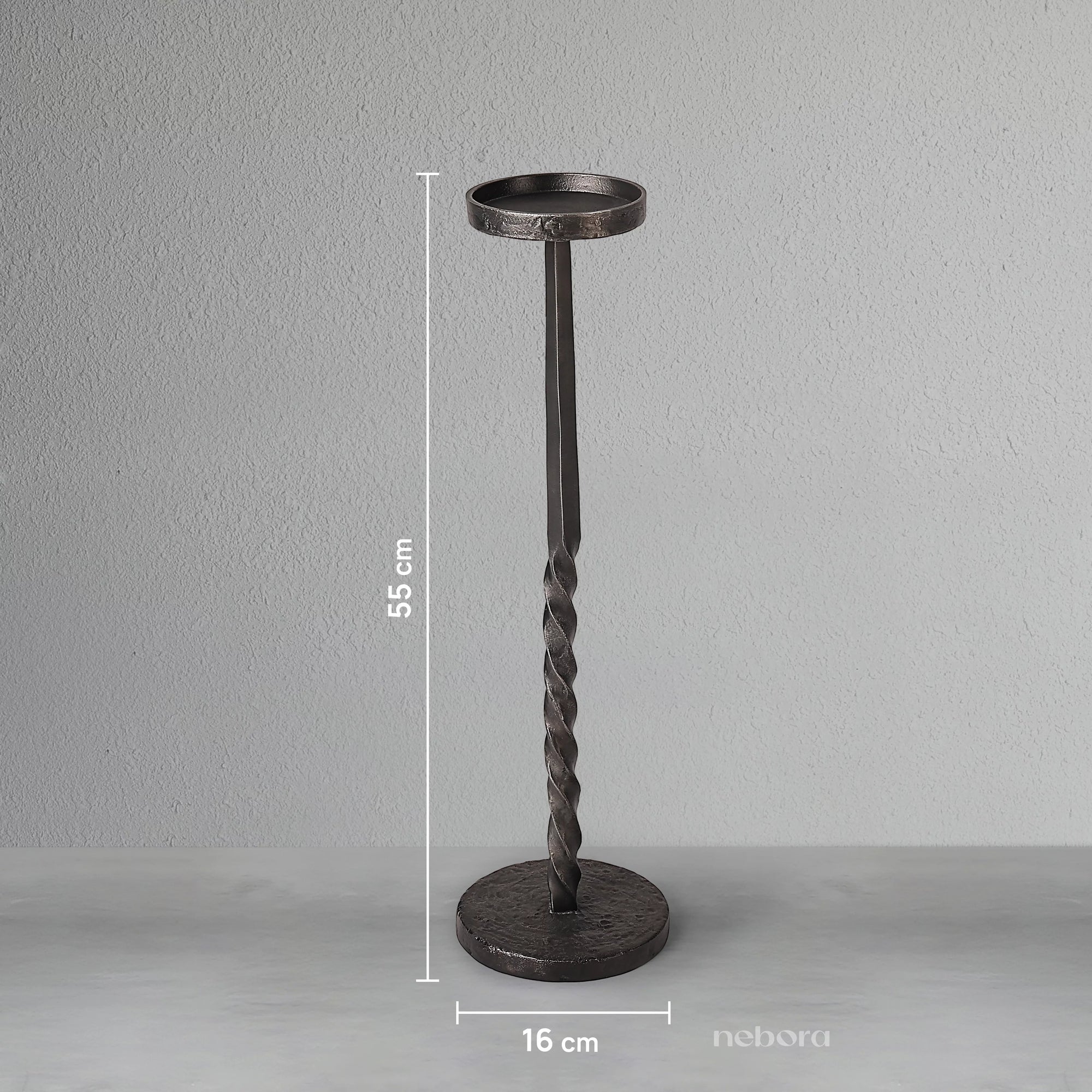 Obsidian Spire Candle Holder Small