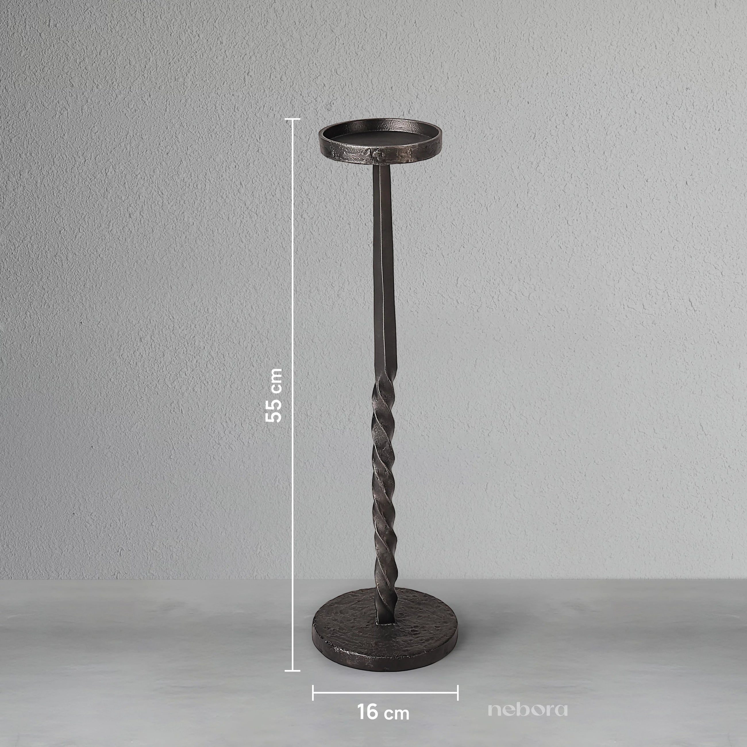 Obsidian Spire Candle Holder Small