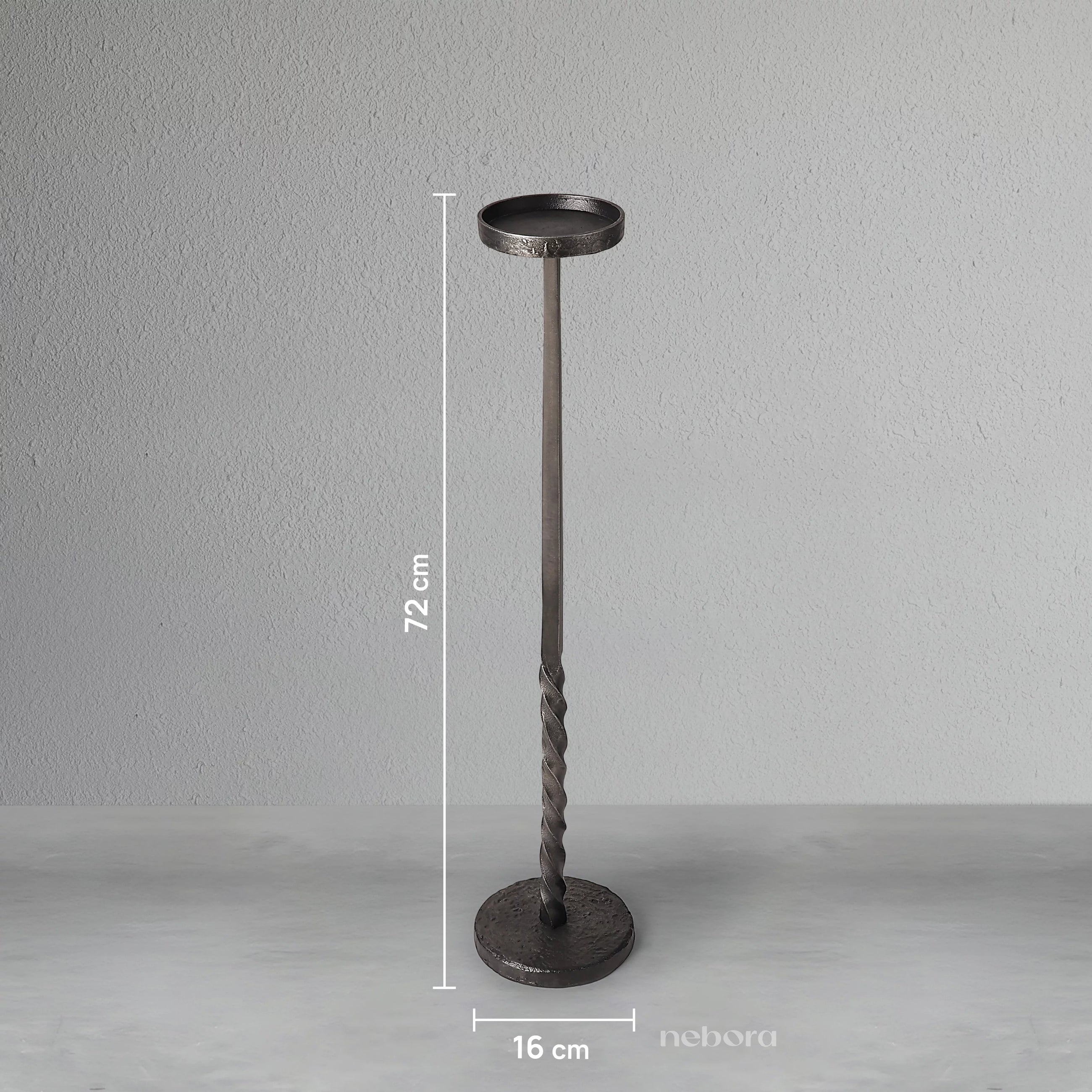 Obsidian Spire Candle Holder Large
