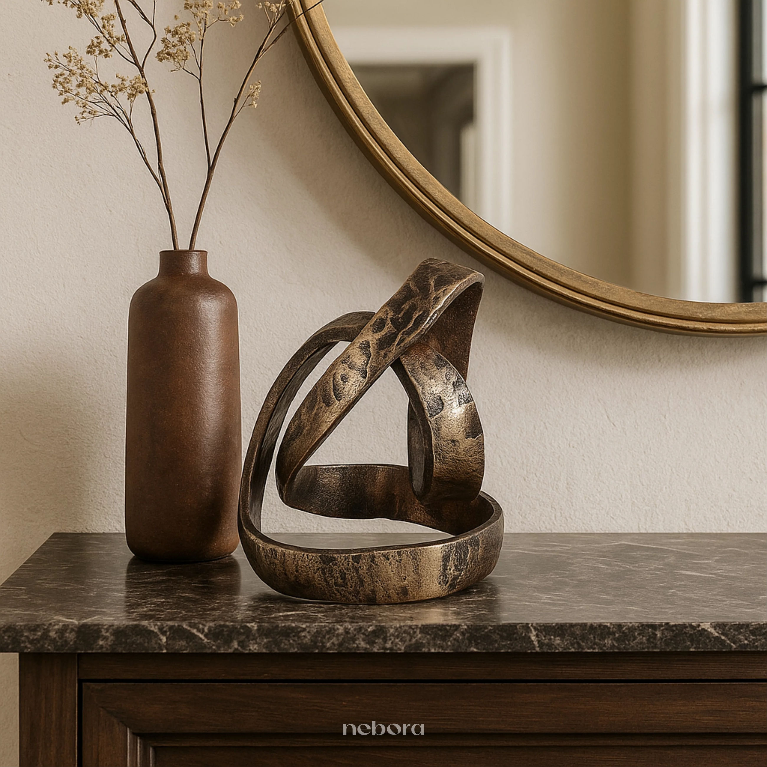 Glimmer Knot Sculpture - Product Image 